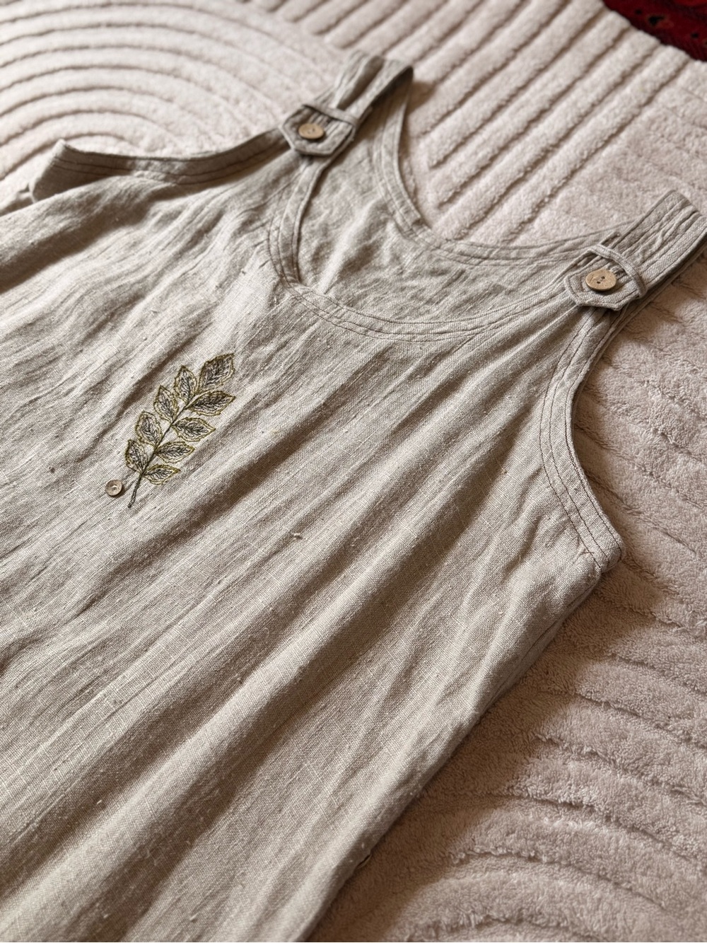 Soft Linen Tank Dress - Picture 5 of 13